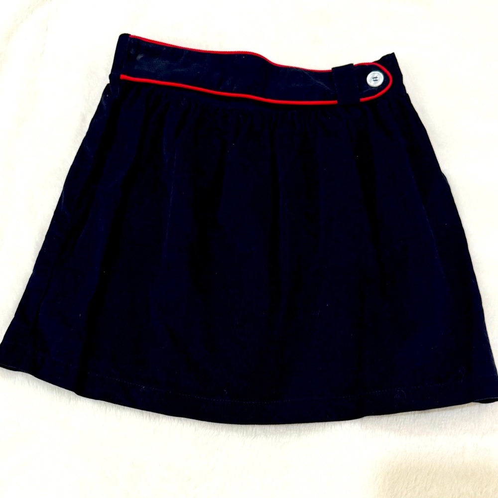 Bella Bliss Girls Navy Cord Skirt
Size 7